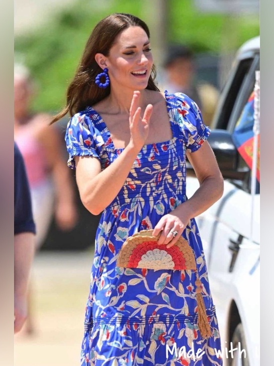 Tory Burch Dresses & Skirts - Tory Burch Smocked Painted Roses Dress- Collector’s Item (s)